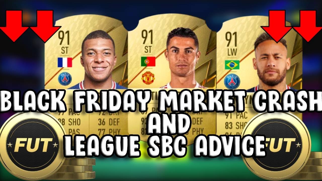 BLACK FRIDAY MARKET CRASH AND MY LEAGUE SBC ADVICE + WHICH ICON DID I PACK??