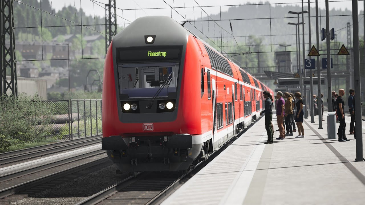 Train Sim World 5 | Dosto Steuerwagen + BR 143 | Ruhr-Sieg Nord | Hagen Hbf -  Finnentrop