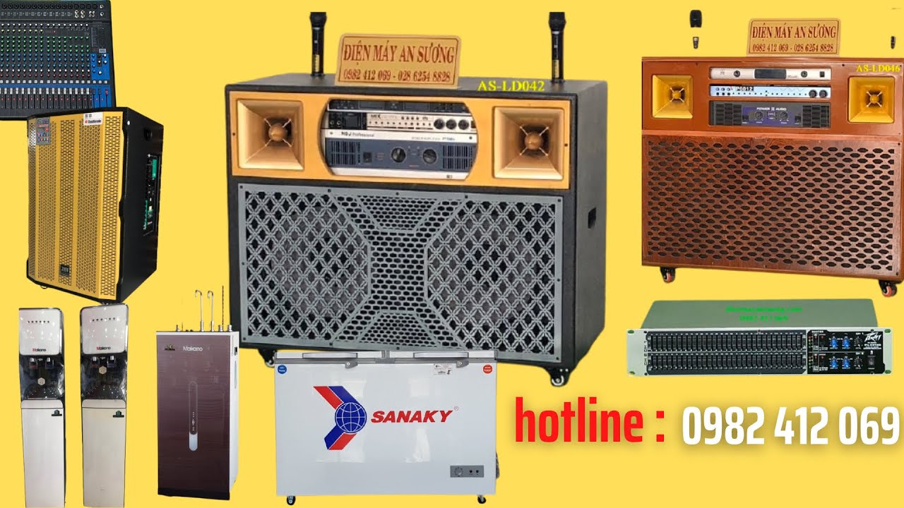 Điện Máy An Sương - Loa Kéo Karaoke - Âm Thanh Chuyên Nghiệp - Quốc Lộ 22 - Hóc Môn (LH: 0982412069)