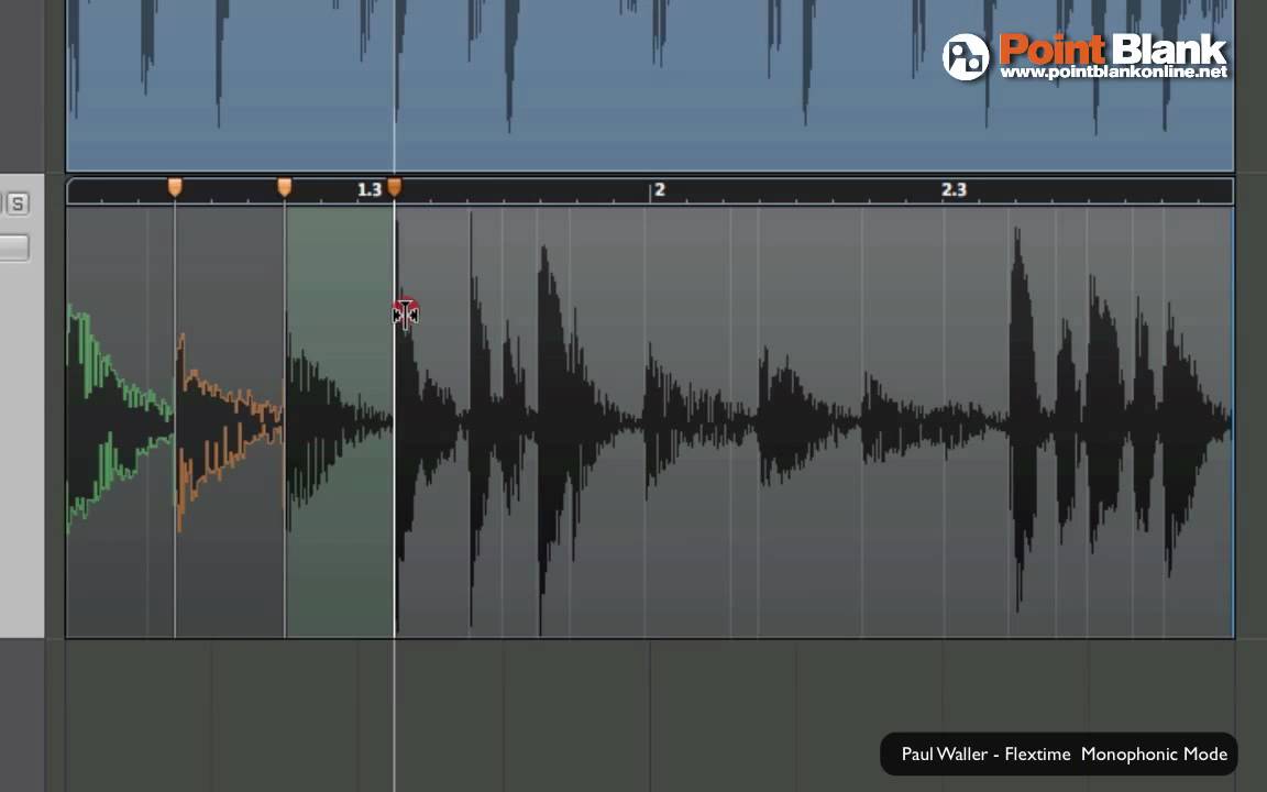 Logic 9 Tutorial - Editing audio with Flex Time