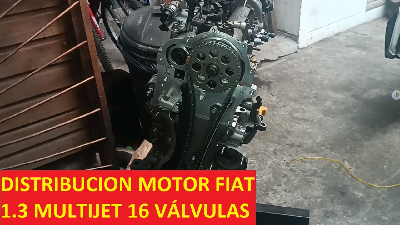 ARMADO DISTRIBUCION FIAT 1.3 MULTIJET MOTOR TURBO DIESEL 16 Válvulas 1.2 Fundido Golpeaba Biela N°5