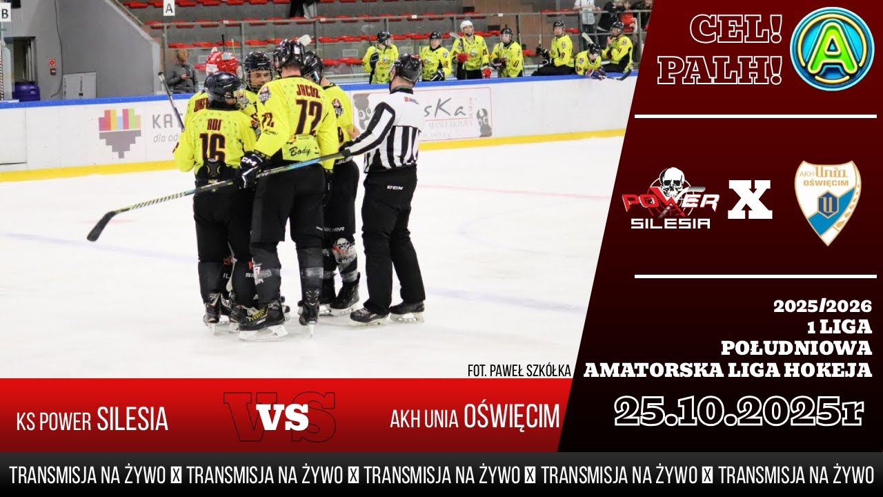 KS Power Silesia - AKH Unia Oświęcim || Transmisja na żywo || 1 Liga PALH