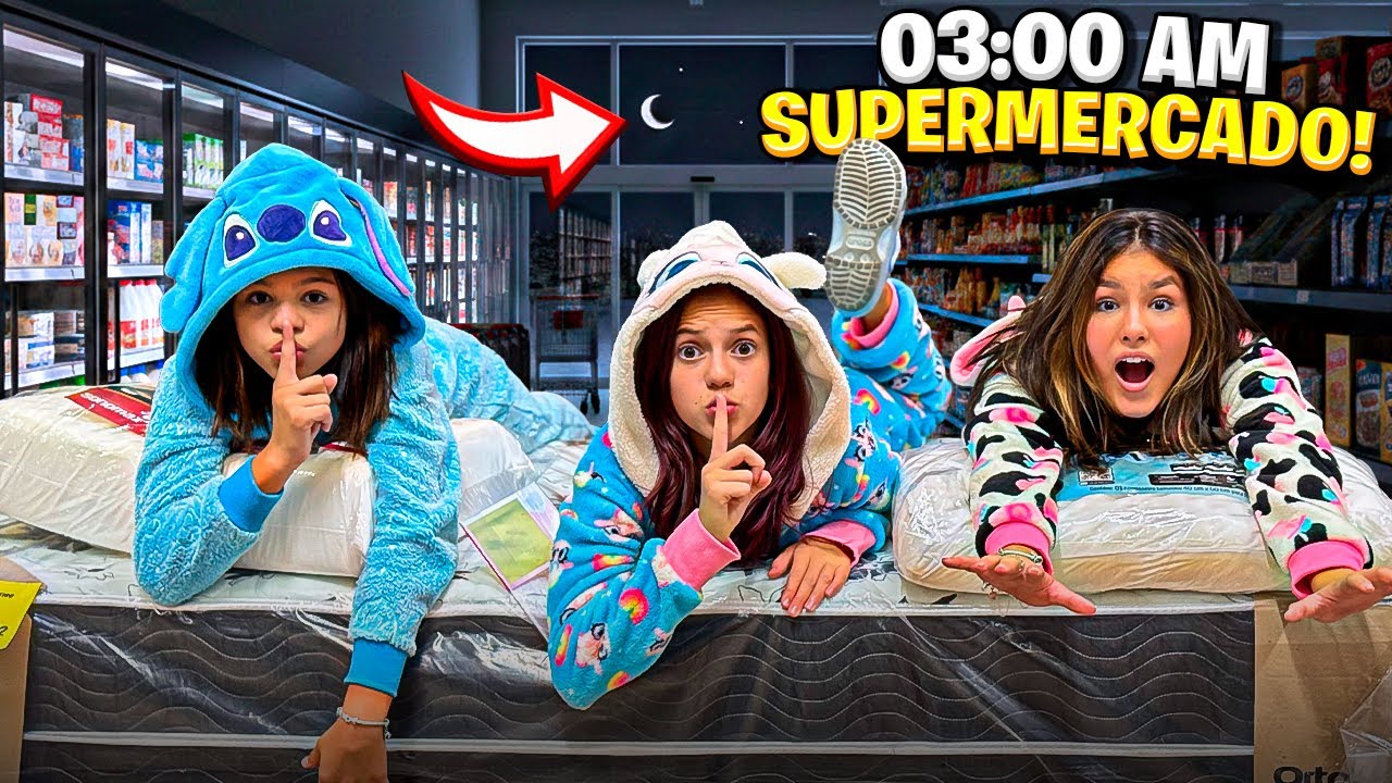 Passamos a noite no mercado as 3 horas da manhã *fomos pegos? ( Jéssica Sousa)￼