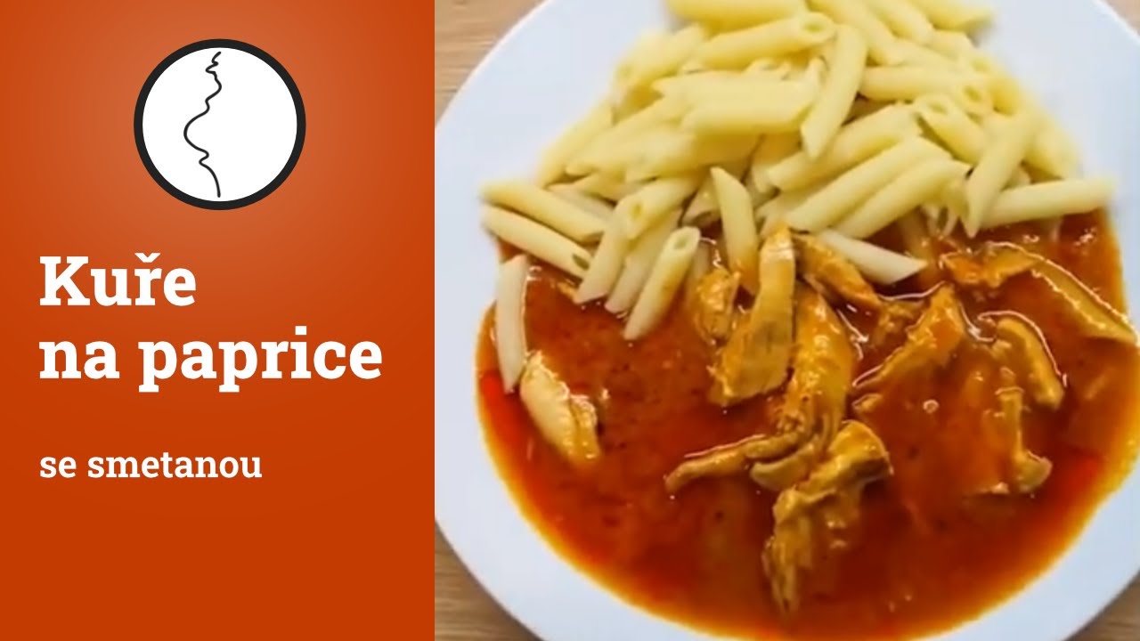 Kuře na paprice se smetanou - recept
