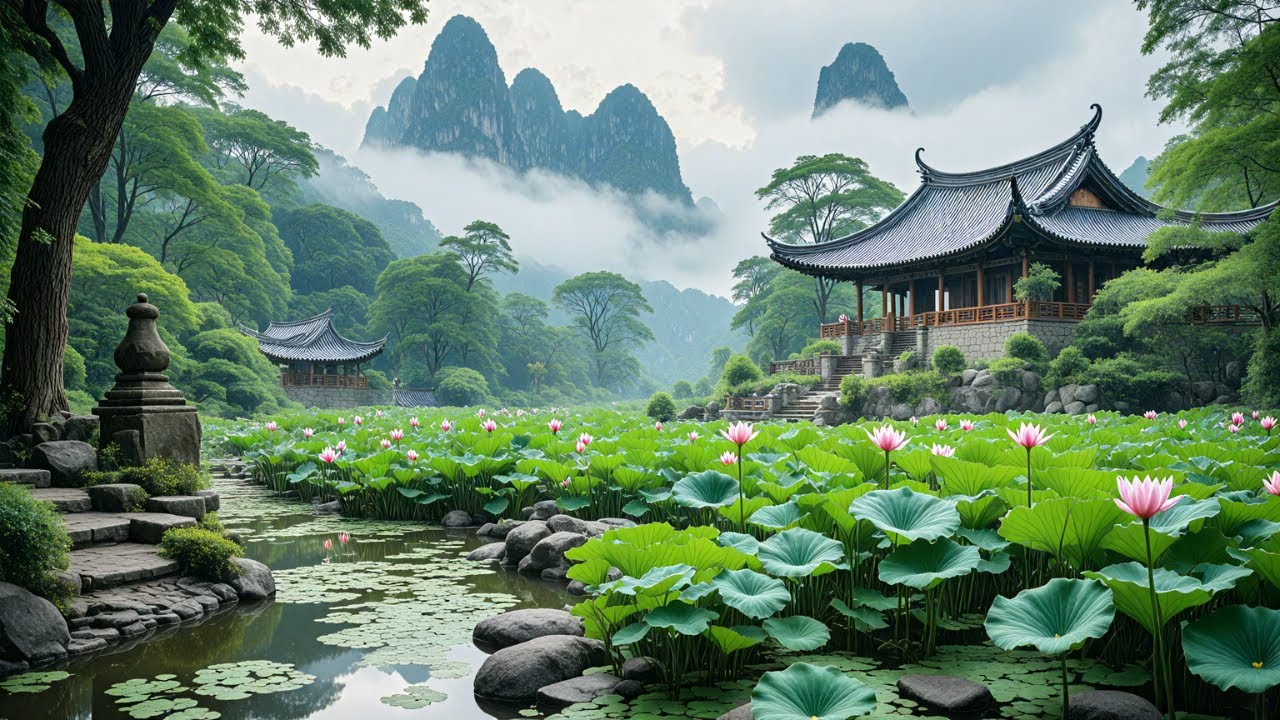 中國風古典音樂 古箏 竹笛 Traditional Chinese Relaxing Music 🌺 Guzheng, Bamboo Flute Music For Stress Relief