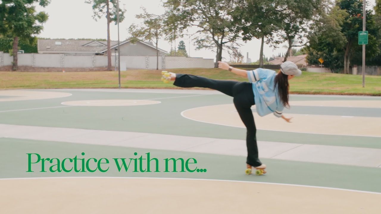 Cozy Roller Skating Practice Session at the Park