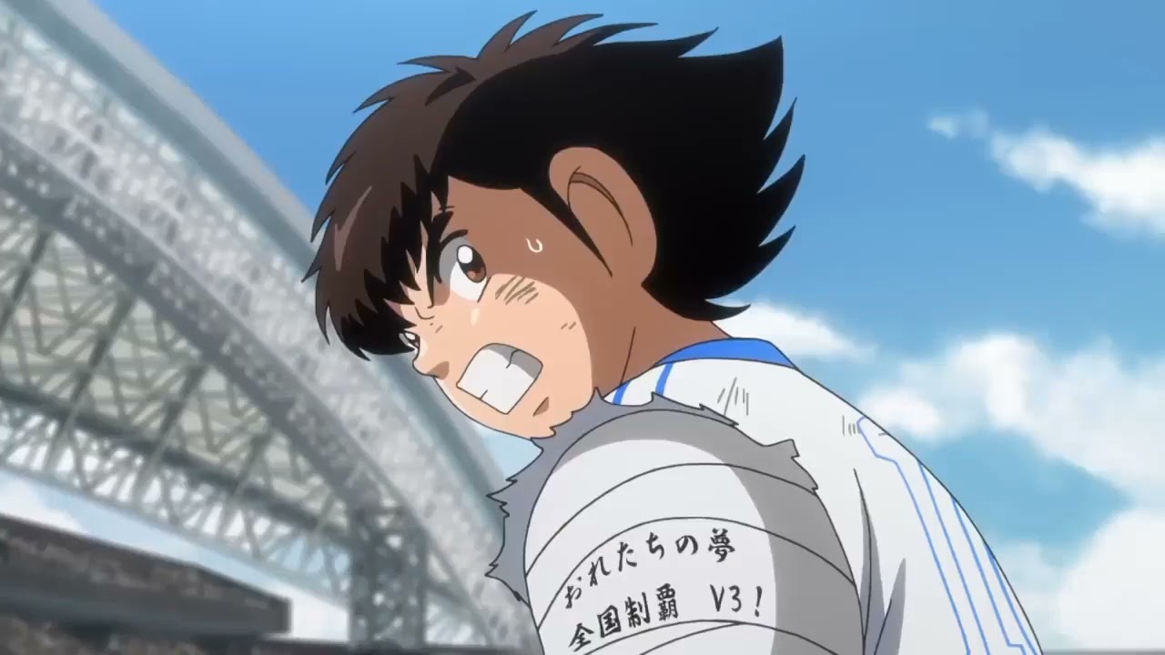 Tsubasa Ozora le hace la mirada a Sawada