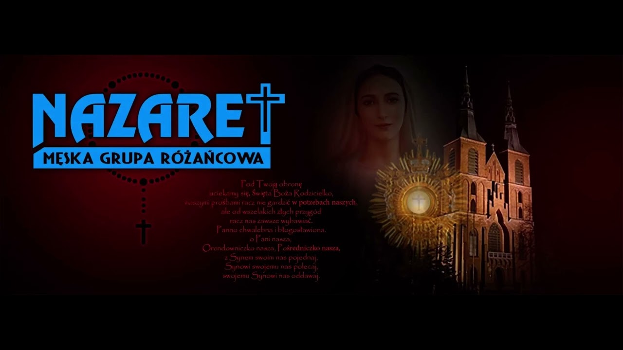 MGR NAZARET Z R&Oacute;ŻAŃCEM  W DŁONI