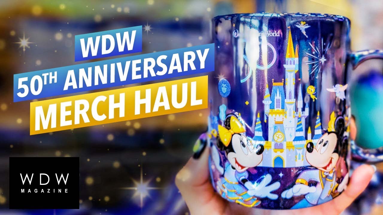 Walt Disney World 50th Anniversary Merchandise Haul 💙