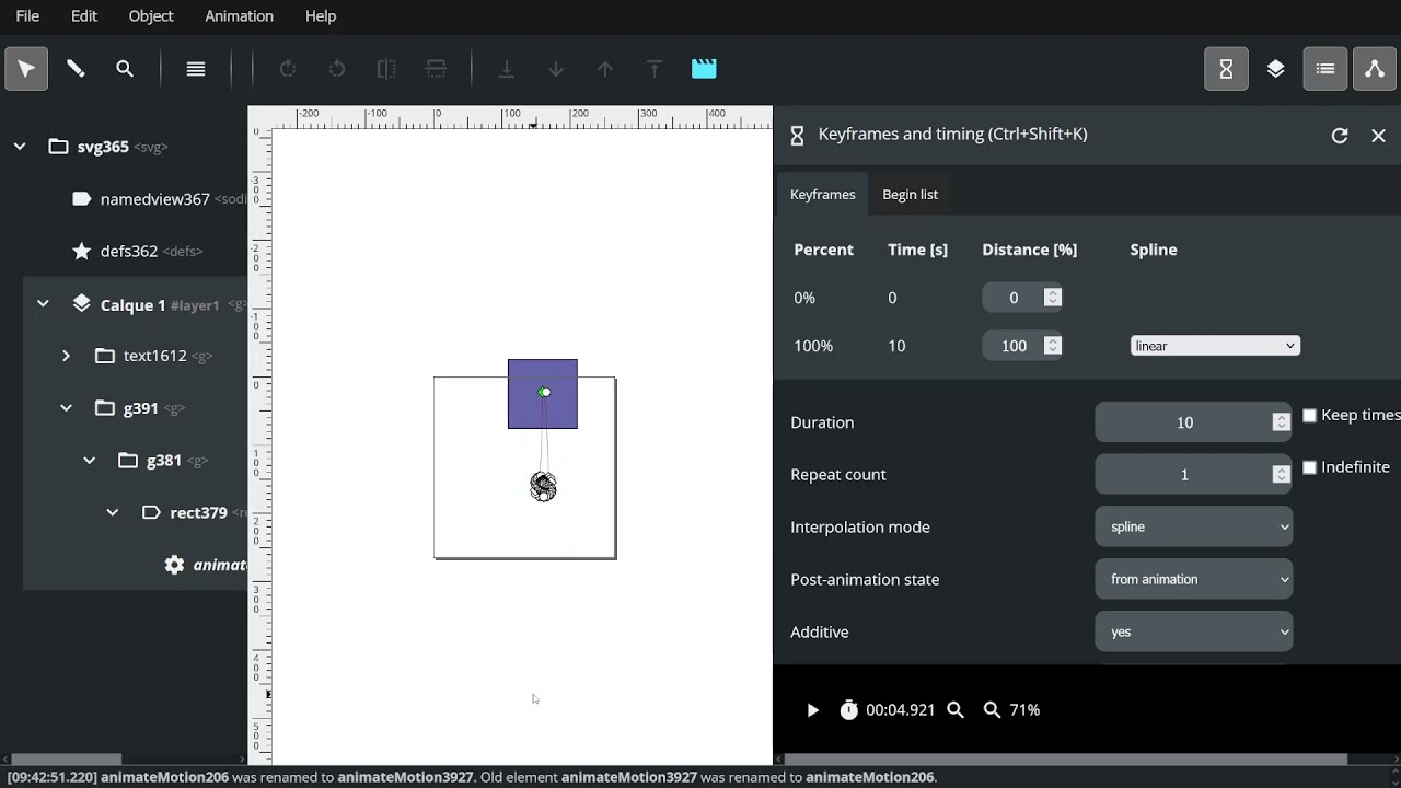 SVG animation - Move along path - Easy and code-free SVG animation with the free SVGOOO tool.