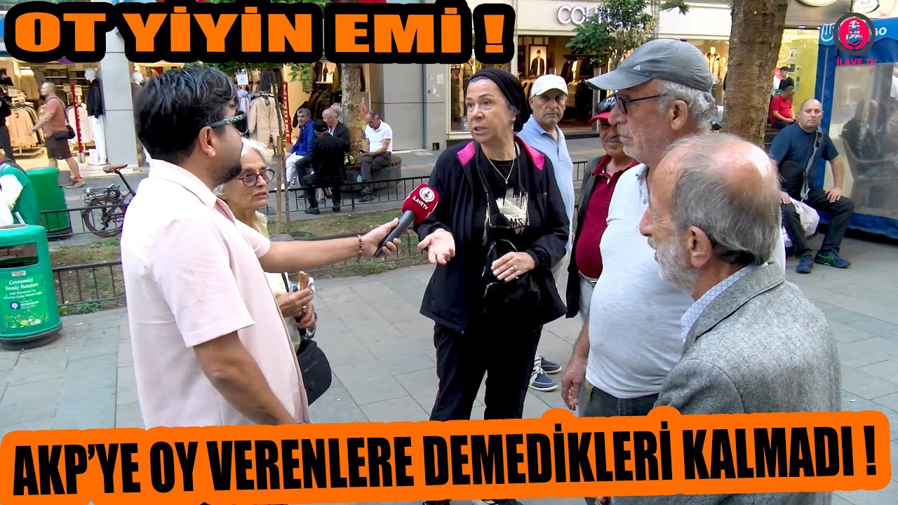 Sürünsün Hepsi Beter Olsun  ! AKP'ye Oy Verenlere Halk Demediğini Bırakmadı ! Ortam Gerildi !