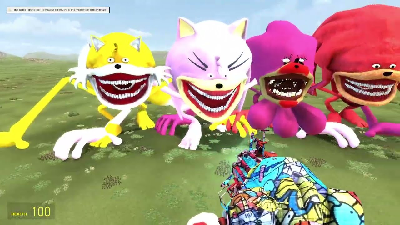NEW UPGRADE SHIN SONIC TAPES LOVE STORY! THE SONIC TAPES ANIMATION GOT TORTURE In Garry's Mod