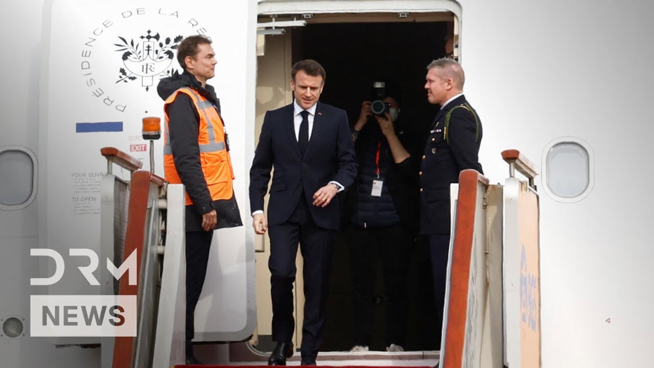 FULL ARRIVAL: French President Macron Touches Down in Johannesburg Ahead of G20 Summit 2025 | AC1N