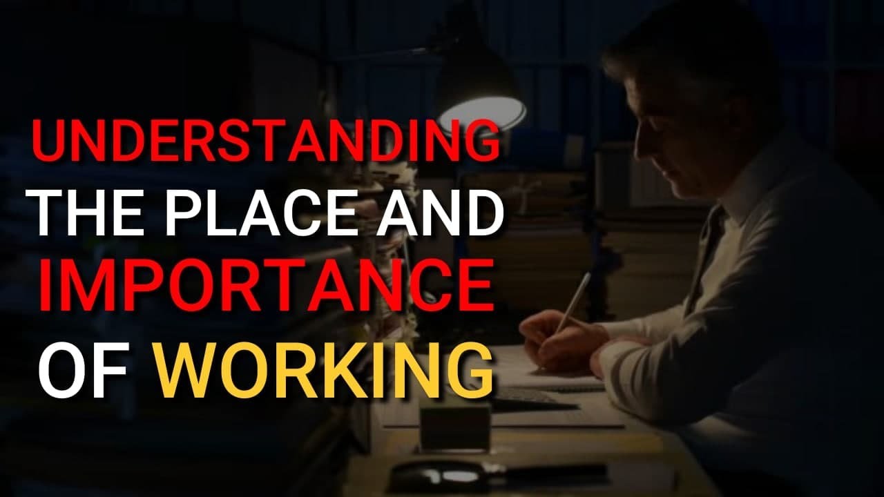 FROM WORK TO WORK PART 1 - PASTOR DR IRIAH