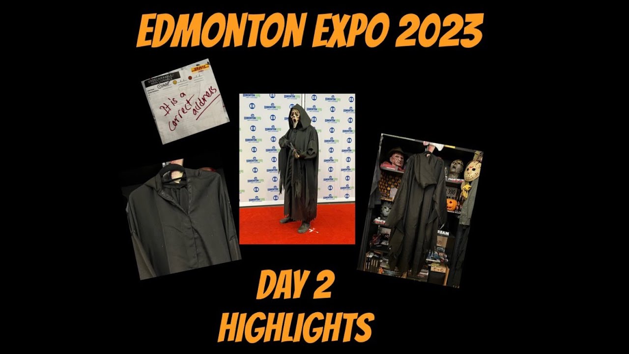 Edmonton EXPO 2023 ￼Day 2 - Ghostface Scream VI Robe Unboxing