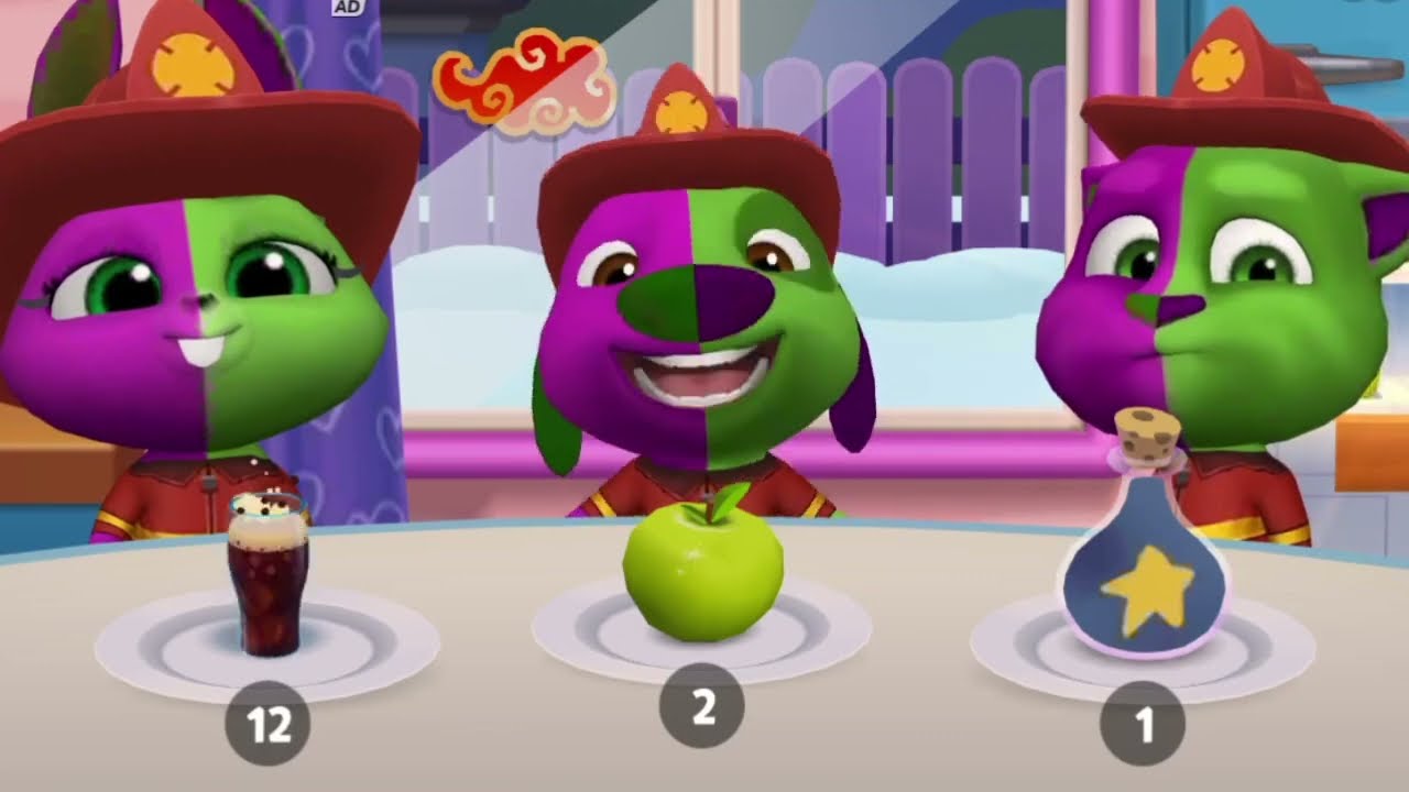 My Talking Tom Friends-AMONG US - R.I.P TOM @TalkingTom #talkingtom