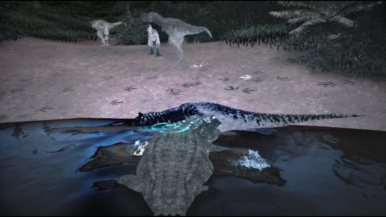 Huge Deinosuchus attack | The Isle Evrima