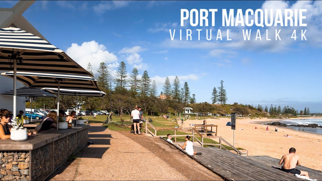 TOWN BEACH Port Macquarie NSW 🇦🇺 | POV Virtual Walk | Travel Australia 4K