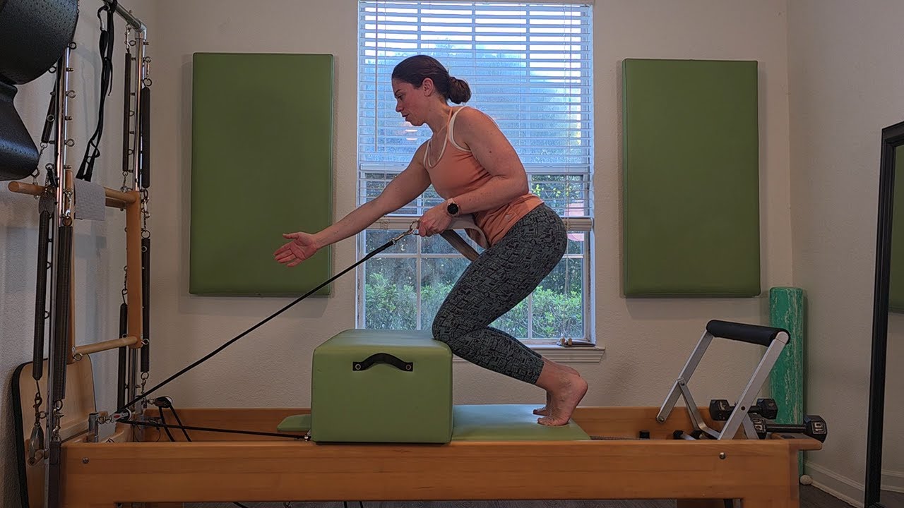 FULL BODY reformer CHALLENGE | intermediate | 40MIN | w/weights&box