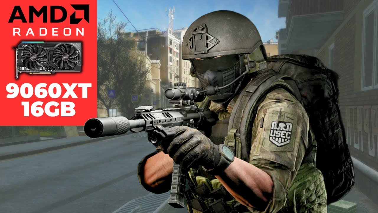 9060 XT 16GB Tested on Streets of Tarkov 1440 FSR