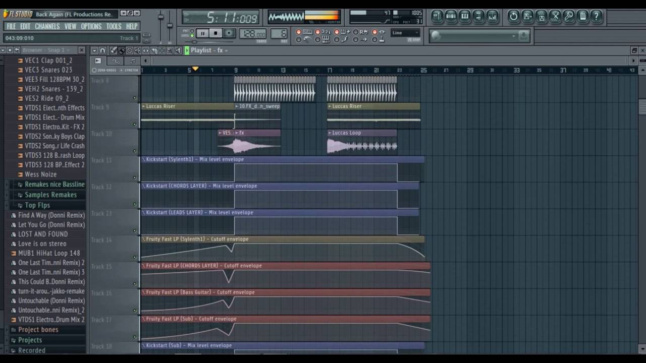 Thomas Newson & Manse - Back Again (FL Studio Remake + FLP)