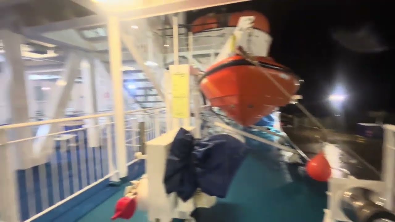 Onboard Brittany Ferries Armorique Departing Plymouth Devon England February 14th 2026