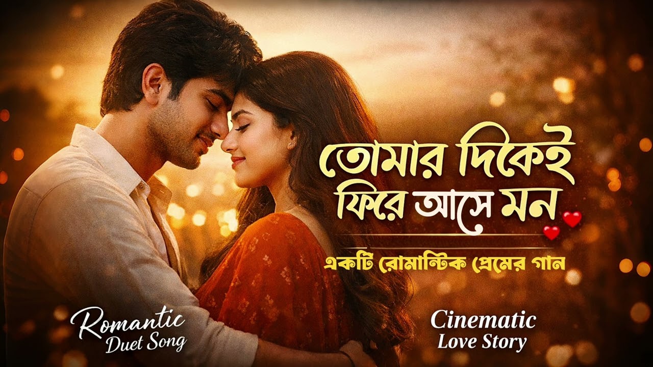 তোমার দিকেই ফিরে আসে মন | The best Bengali Duet Song for Romantic Events | Cinematic Love Story 2026