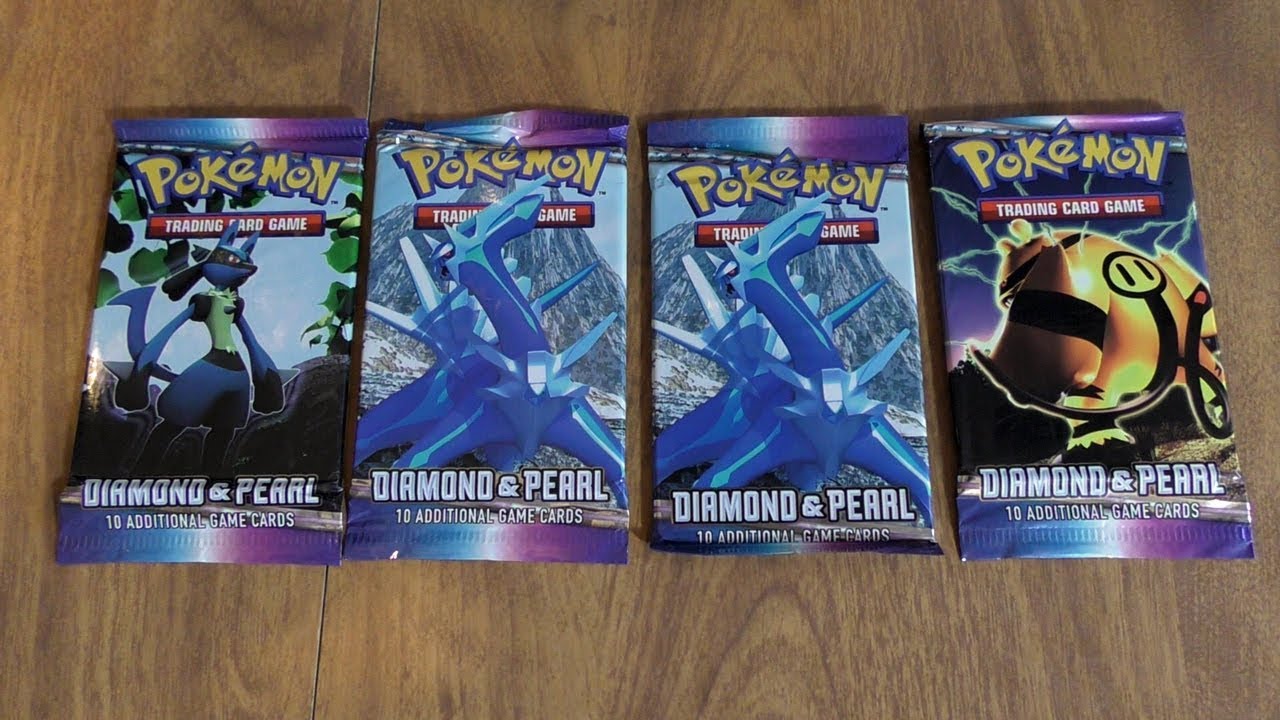 4 Diamond & Pearl Base Set Booster Pack Opening