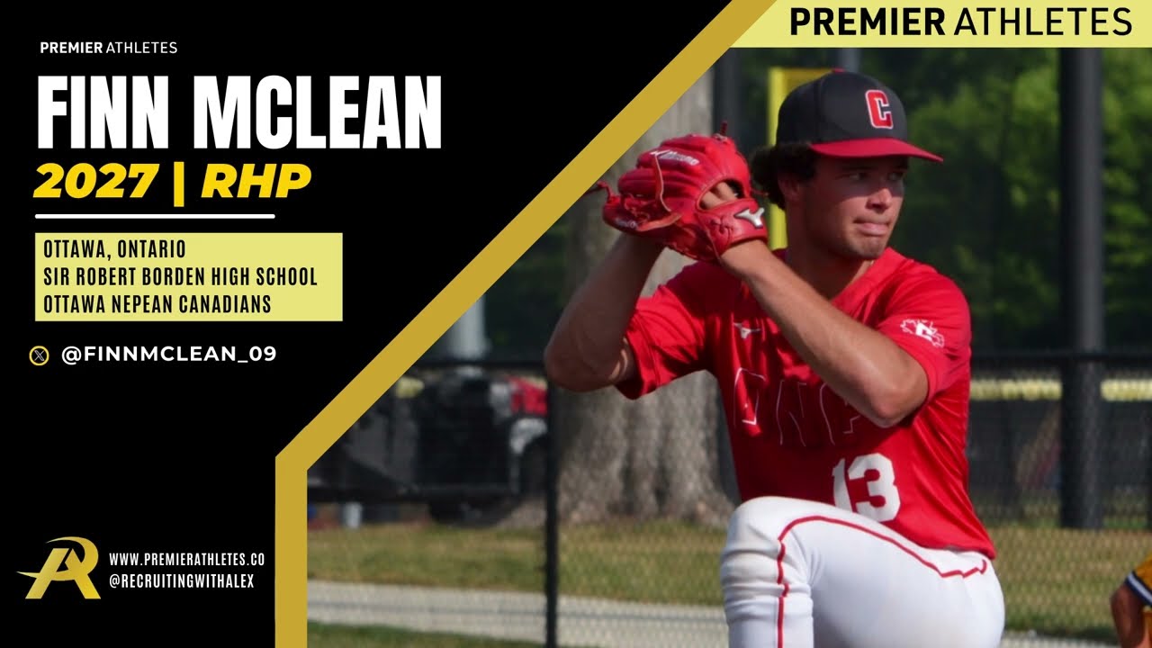 Finn McLean 2027 | RHP | FB T90| 20+ IVB