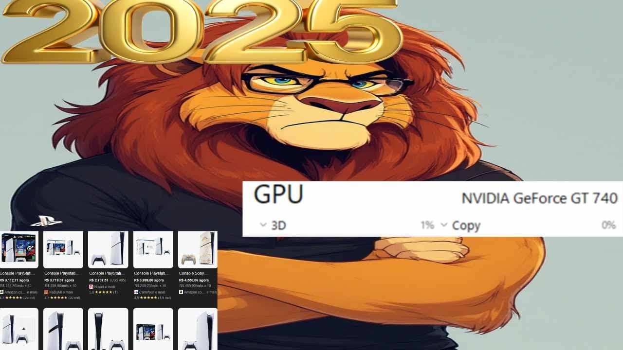 sony em 2025 e minha situação atual.