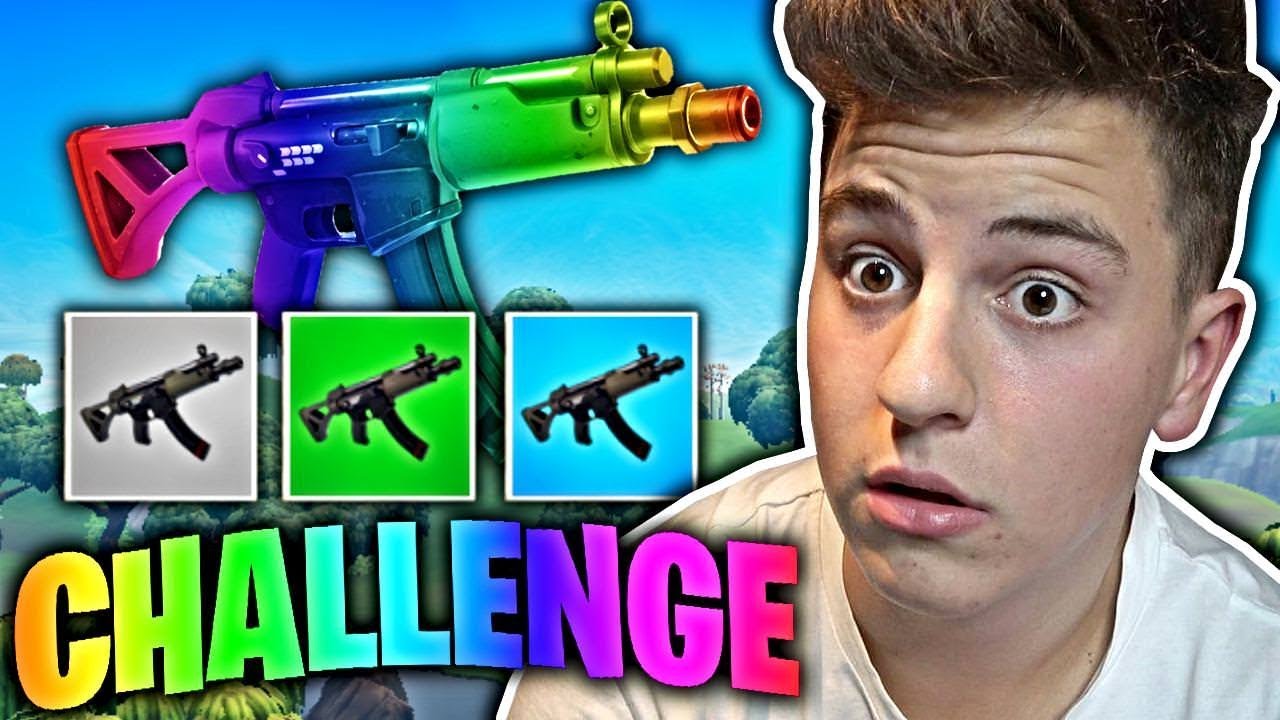TYLKO NOWE TĘCZOWE SMG FORTNITE CHALLENGE