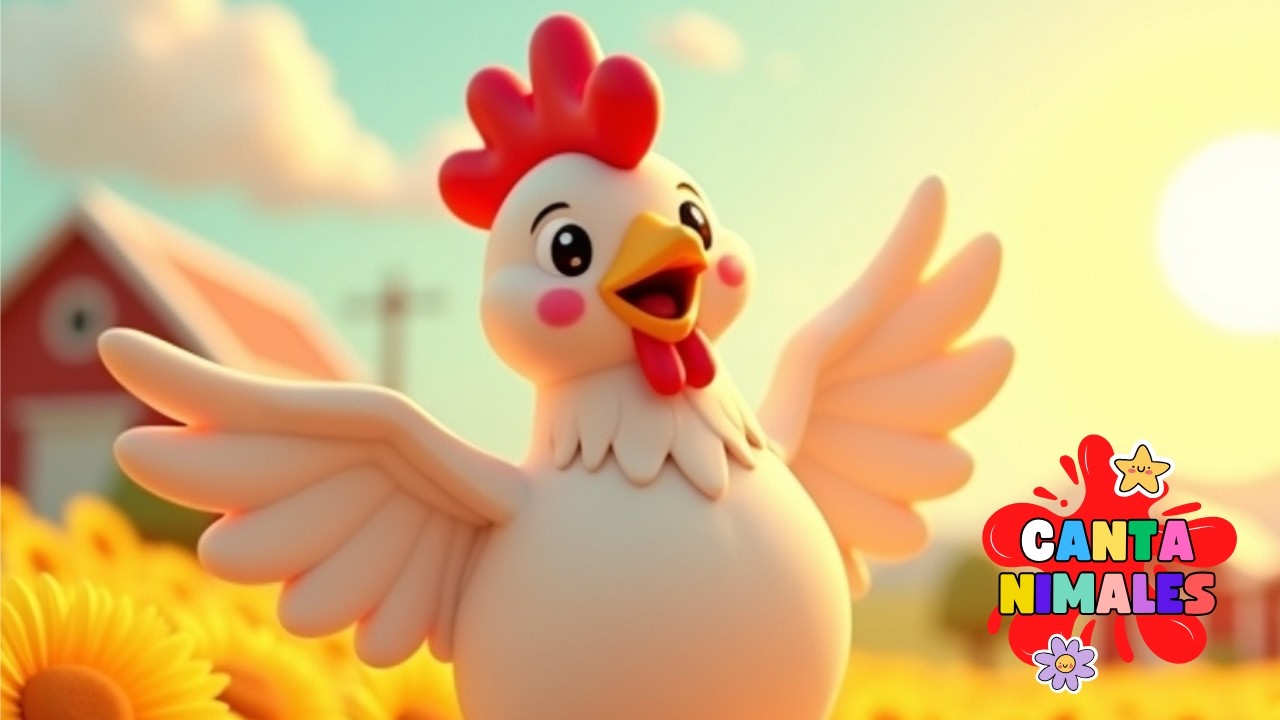 🐥🎵 Canciones Infantiles: “Gallo Kikirikí” con Amigos de la Granja — Palmas, Saltos y Risas 😄