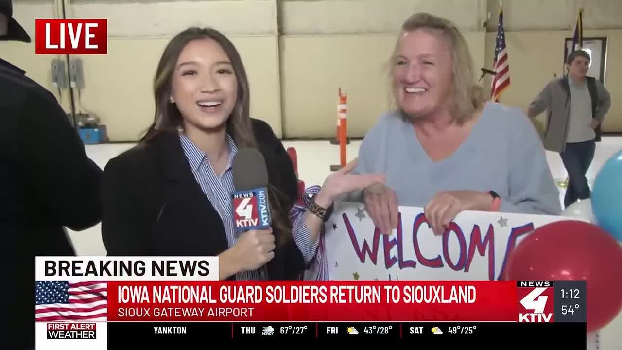 KTIV взяло интервью у Куки о возвращении ее дочери 12 марта.