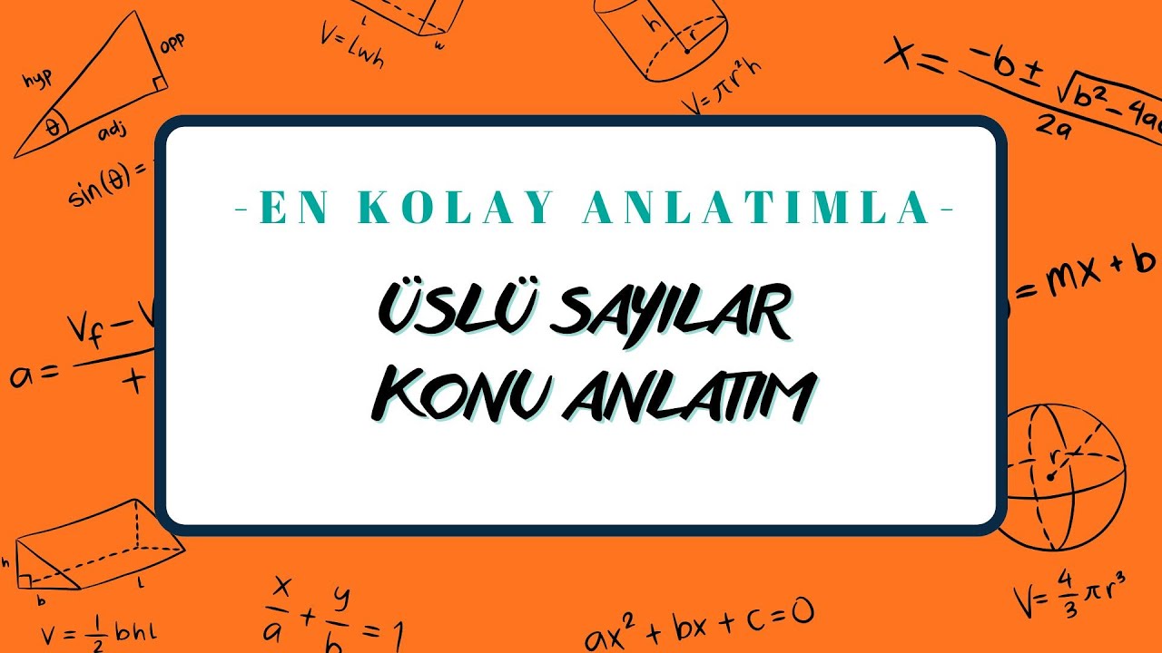 2026 TYT MATEMATİK KAMPI / DERS-4 / ÜSLÜ SAYILAR / KONU ANLATIM
