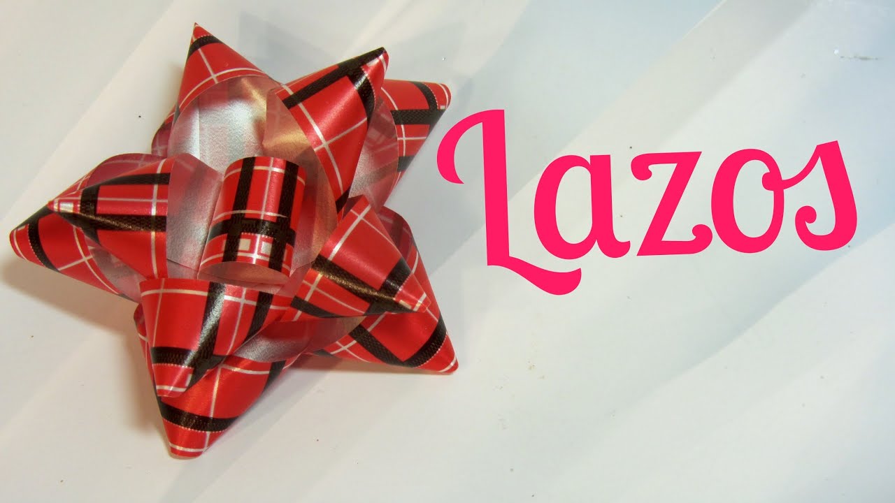 Tutorial: Lazos o moños para regalo. Gift ties.