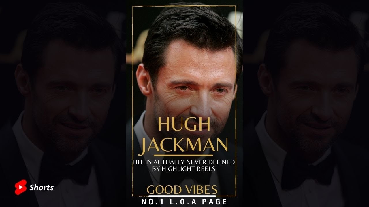 Hugh Jackman Quotes | Life Is Actually Never Defined By Highlight Reels #shorts