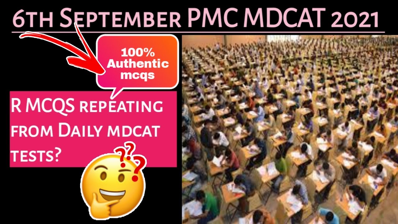 6th SEPTEMBER PMC MDCAT TEST 2021 || PMC TEST TODAY
