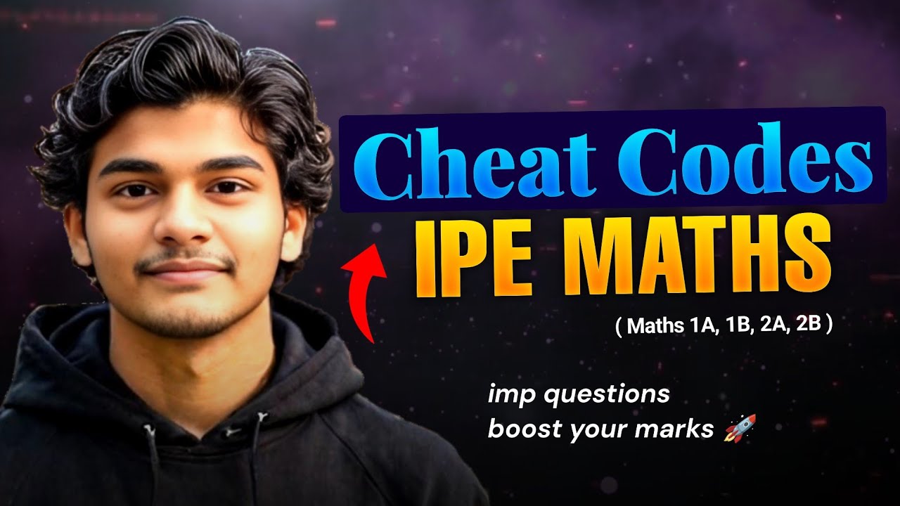 IPE 2026 maths cheat codes | ipe maths tips | ap Inter | ts inter