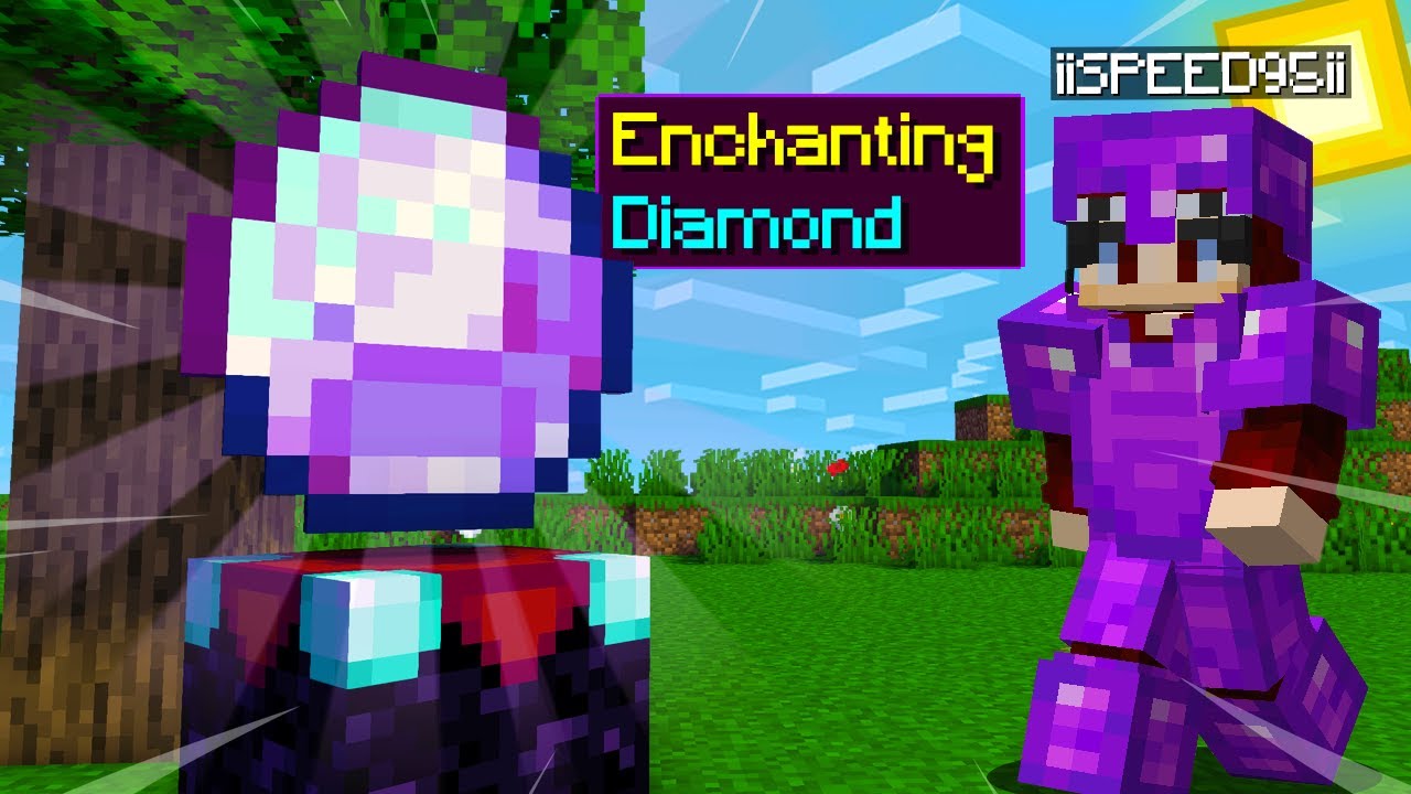 ماين كرافت الدايموند المطور 🔥💎 !! | وحش الظلام الخارق 😱 | Enchanting Diamond