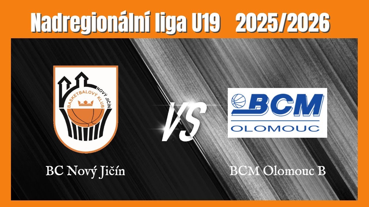 BC Nový Jičín vs BCM Olomouc B | U19 Full Game & Dominant Win | AliDa-basket
