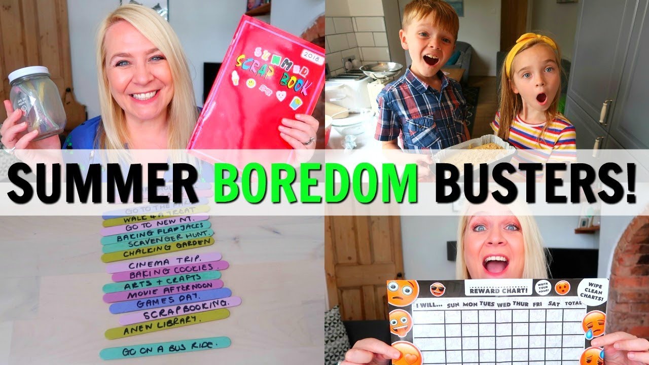 10 FUN KID ACTIVITIES TO FIGHT SUMMER BOREDOM!