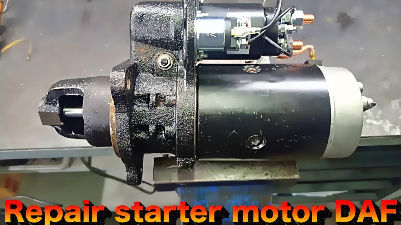 How To Repair Starter Motor DAF TRUCK 24v / Remont Kamionskog Anlasera AUTO ELECTRIC