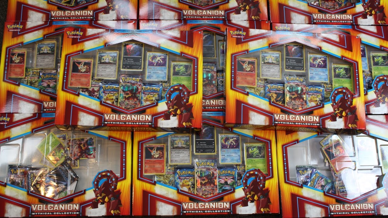 $330 worth  (11 boxes) of Volcanion Mythical Collection Boxes!