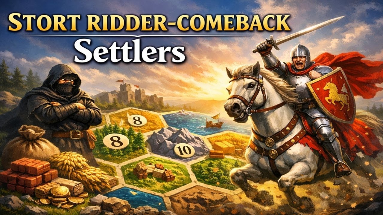 Stort ridder-comeback — Catan på dansk, Game Settle Match ep. 1