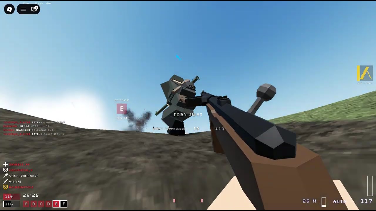 играю в  scorched earth в роблоксе