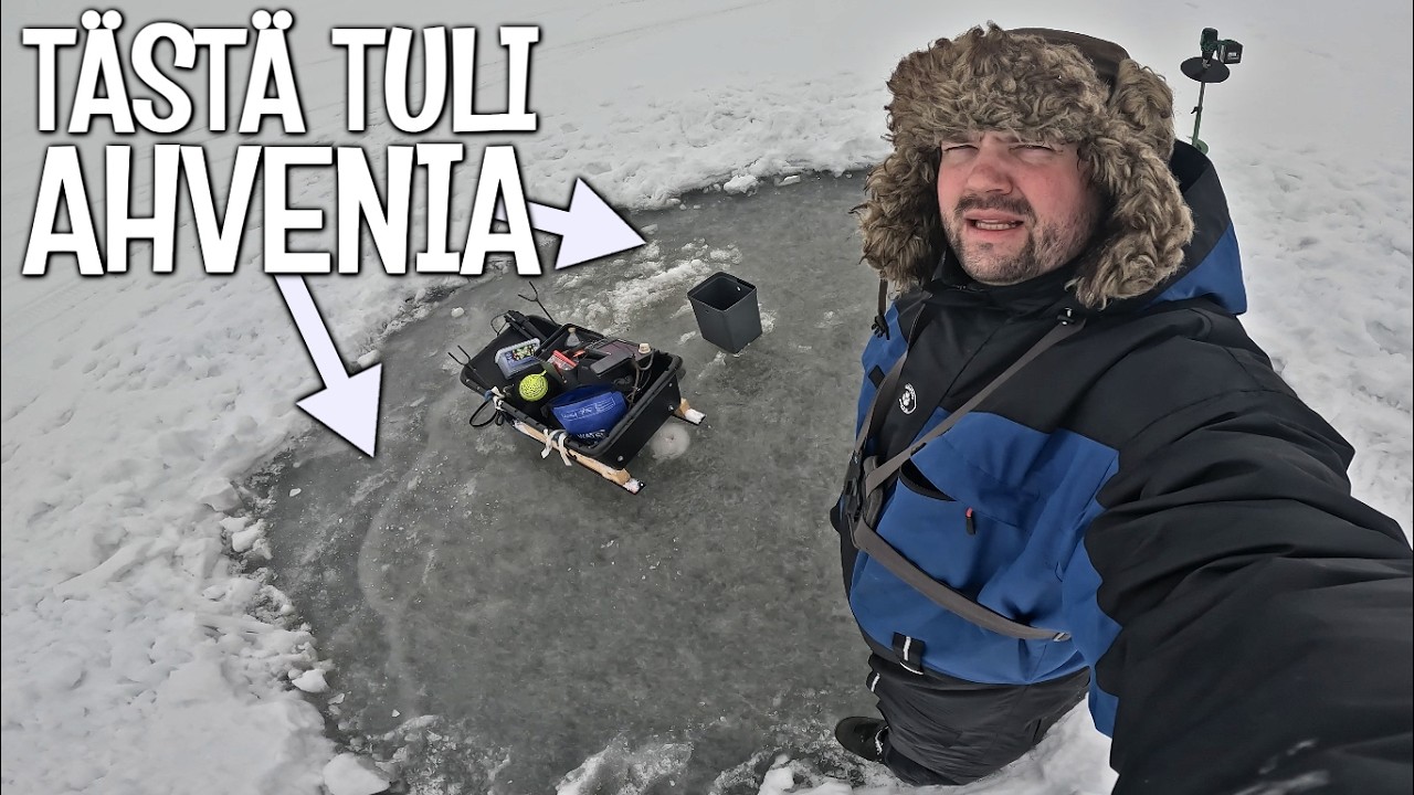 TEIN VARMAN PILKKIPAIKAN MERELLE - LUMETTOMALTA LAIKULTA SAIN KALA, MUUALTA EI TULLUT MITÄÄN