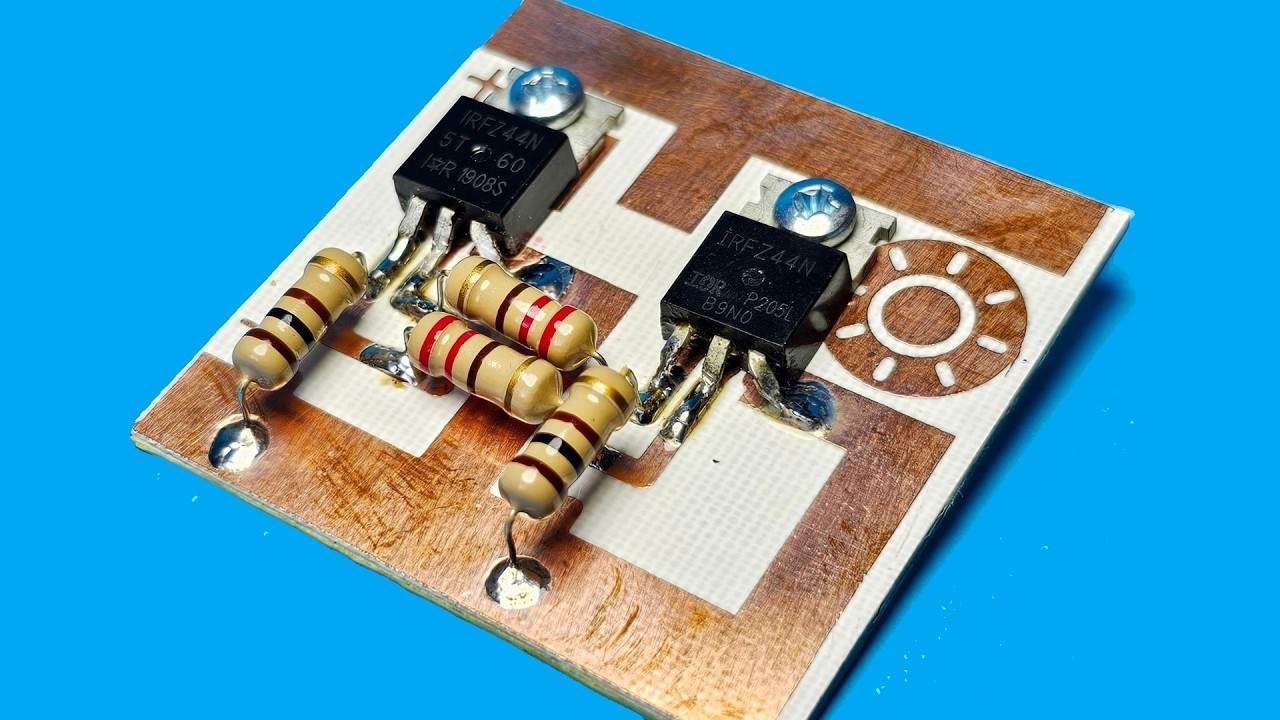 Jak zbudować miniaturowy falownik z niewielkiej liczby części