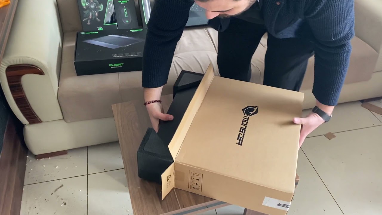 👹 monster notebook kutu  açılış videosu
