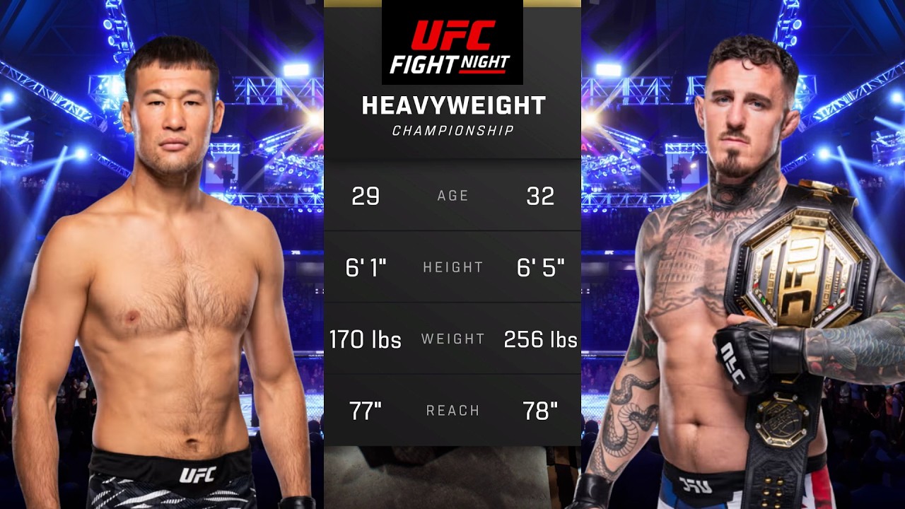 Shavkat Rakhmonov vs Tom Aspinall Full Fight - UFC 5 Fight Night