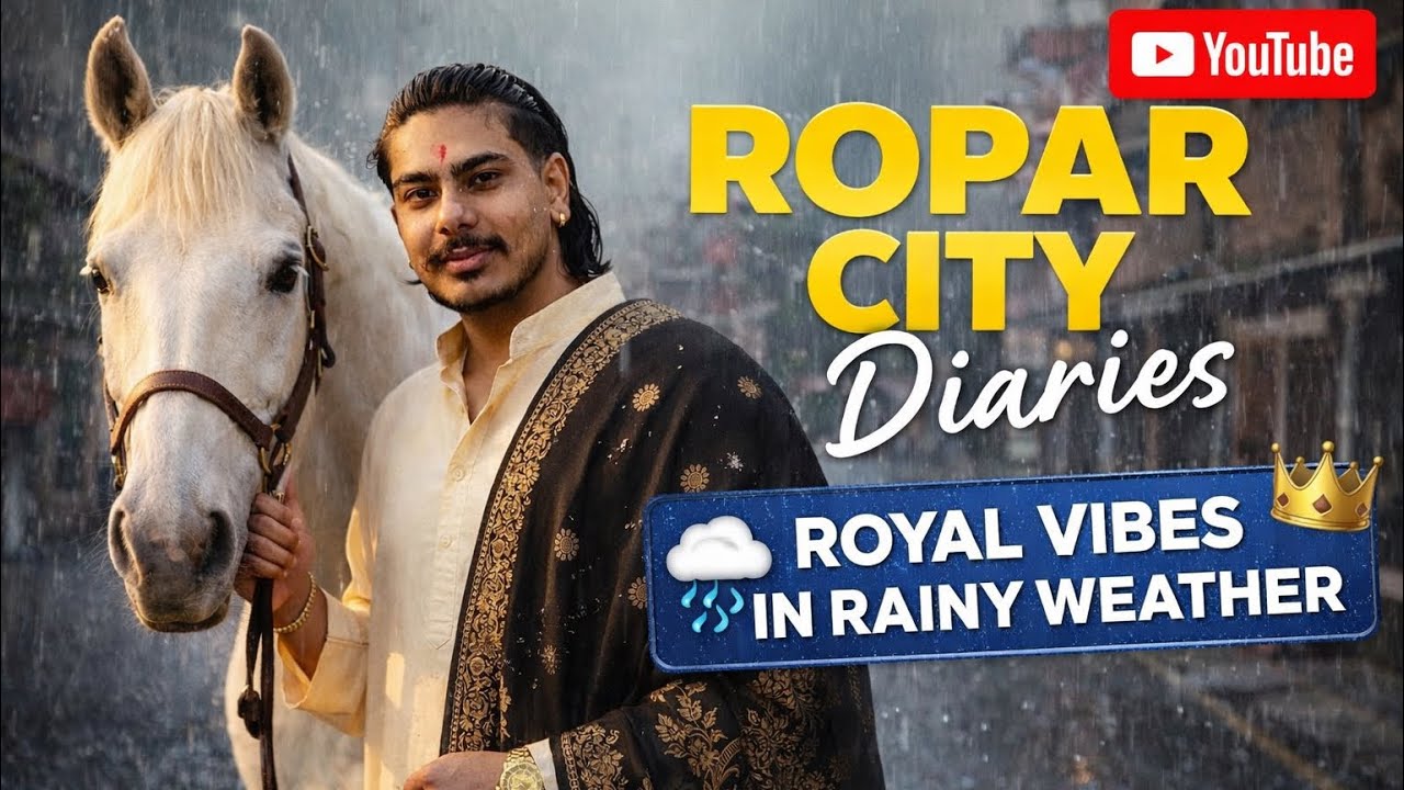 Leaving Ropar City in rainy Weather | Full Royal Vlog 👑paath 🙏🏻❤️